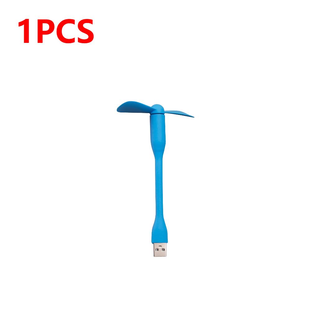 1/2PCS USB Cooling Fan Electronic Gadget Ventilador Led Usb Mini Ventilator Portable Flexible Cooler For Laptop Power Bank