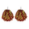 2 stk Cheerleader Pom Poms metallisk folie Cheerleader Pom Poms Håndblomster med håndtak for sportskonkurranser feiringer