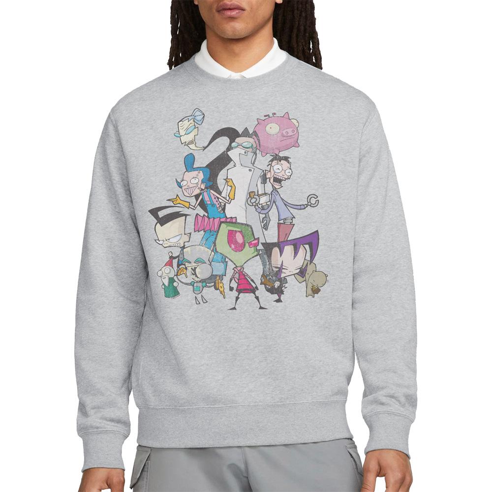 Invader Zim Unisex-Sweatshirt für Erwachsene, Gruppenschuss