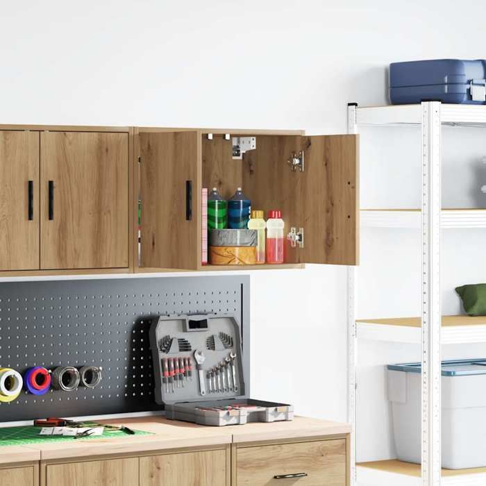 VidaXL Armoire murale de garage chêne artisanal bois d'ingénierie 860659