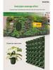 Vertical 3D Greening Bonsai Plant Wall: Large Multi-Layer Wall-Mounted Flower Trough