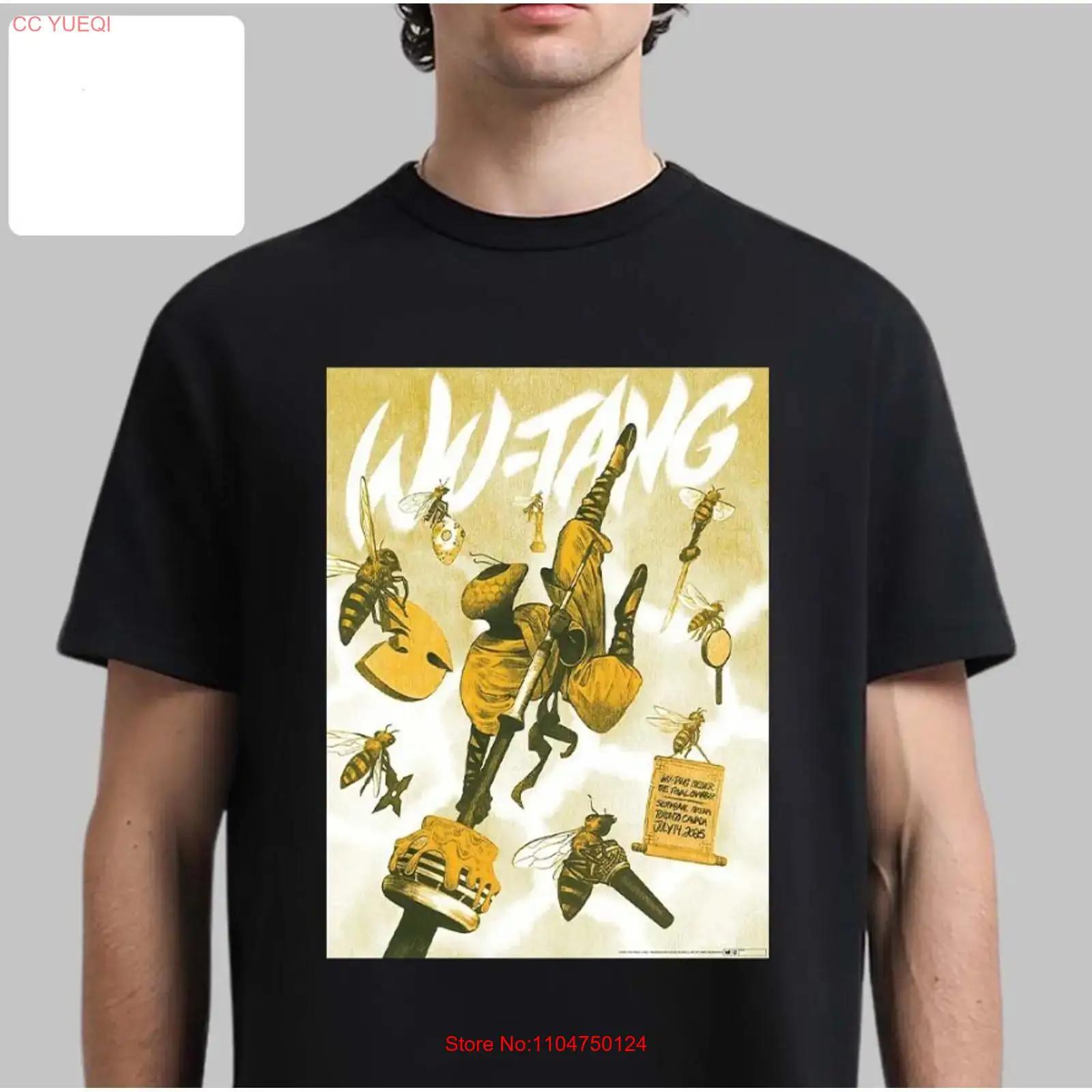 

Wu Tg Cln The Final Chamber Toronto Canada 2025 Concert Poster T Shirt New vintage Washed graphic Versatile Slightly Casual S разноцветный