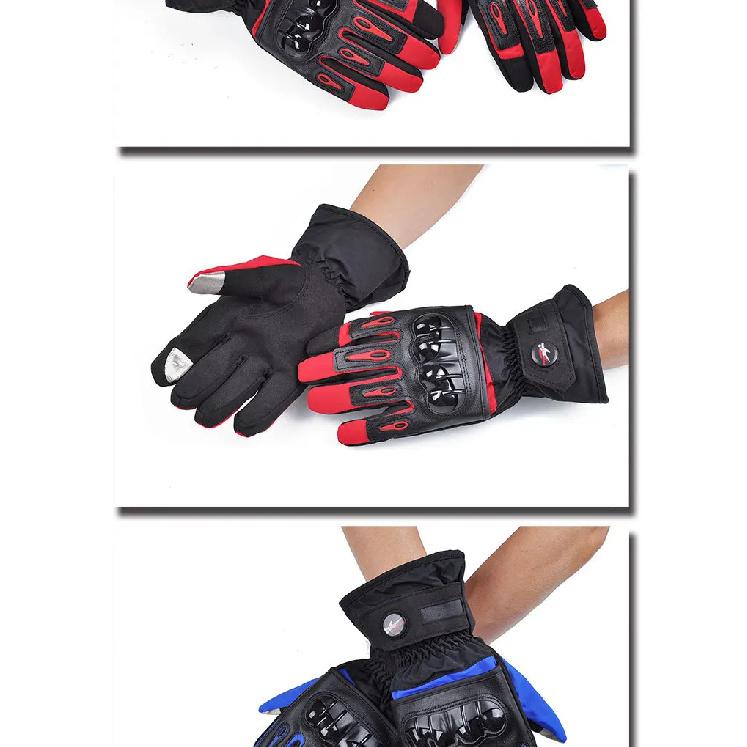 Motorcycle Gloves Winter Warm Waterproof Windproof Protective Gloves 100% Waterproof Guantes Moto Luvas MTV08