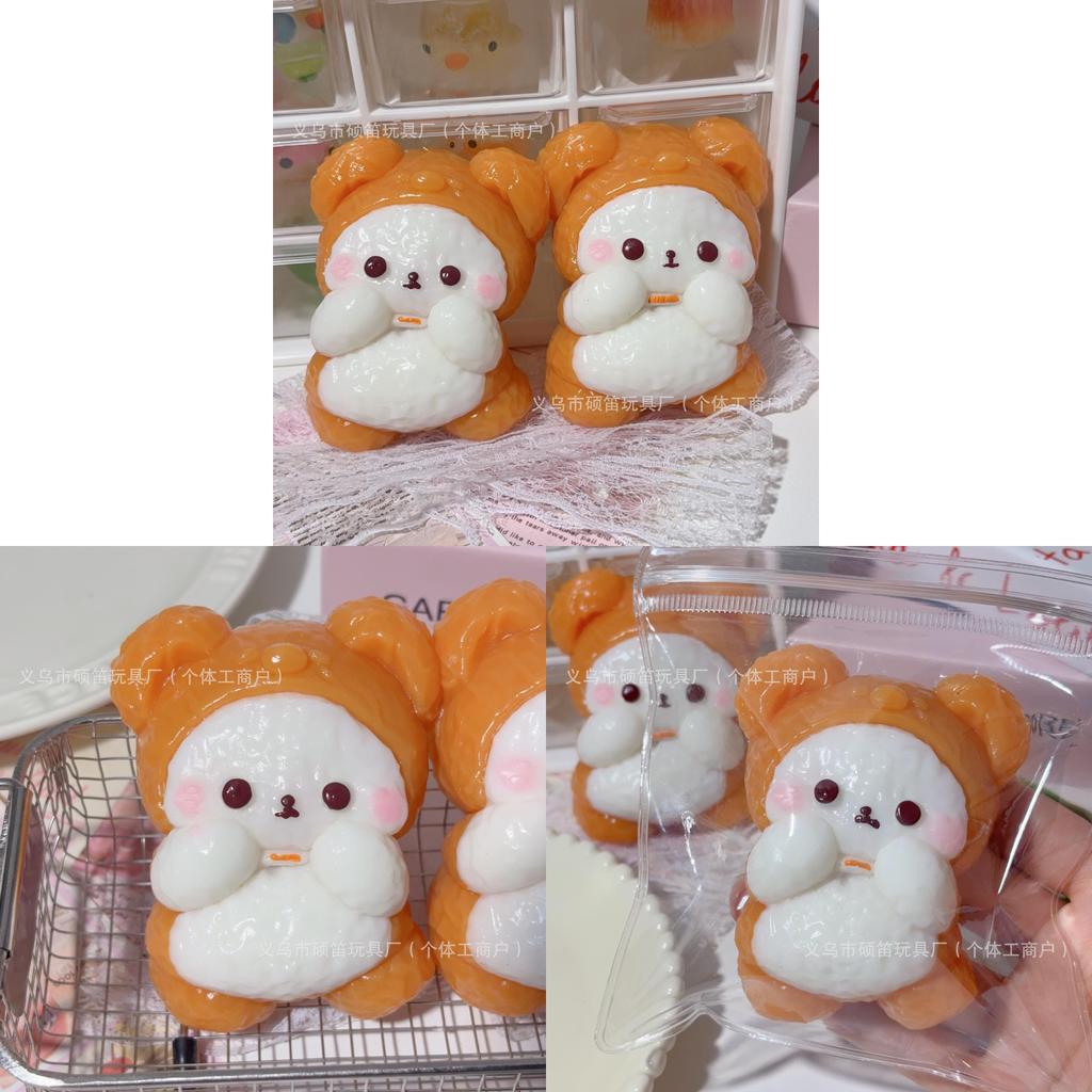 Tpr Stress Relief Toy With Cute Bear Face For Kids And Teens