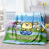 Wow! Wow! Wubbzy Personalized Name Blanket Throw Customizable Blanket Comfortable Great for Seaside Bedding Chair Bed for All Occasions