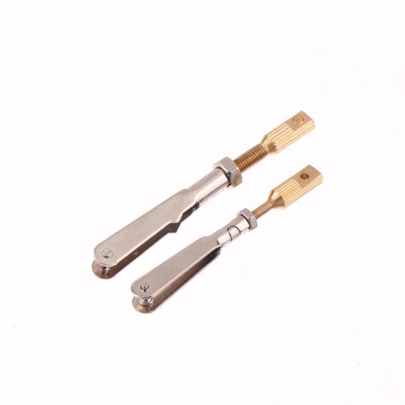 5 Stück M2/M3 Metall Gabelkopf Eisen U-Klammern Spannfutter Zugstangenverbinder Kupplungsteile für DIY RC Flugzeugmodelle