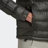 adidas Casual Sports Warm Logo Hooded Cotton Jacket Men Jacket Dark-Earth-Brown GK0640