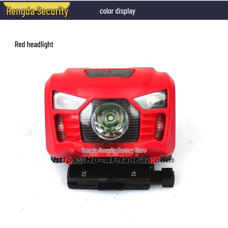 M88 Waterproof USB Rechargeable Headlamp with Mickey Bracket and Hand-Wave Induction Signal Light
