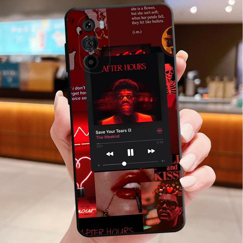 The Weeknd Phone Case for Moto Edge 50 40 Pro Edge 40 30 Ultra Neo Fusion G Power G Stylus G Play E32 E20 E40 Moto E32