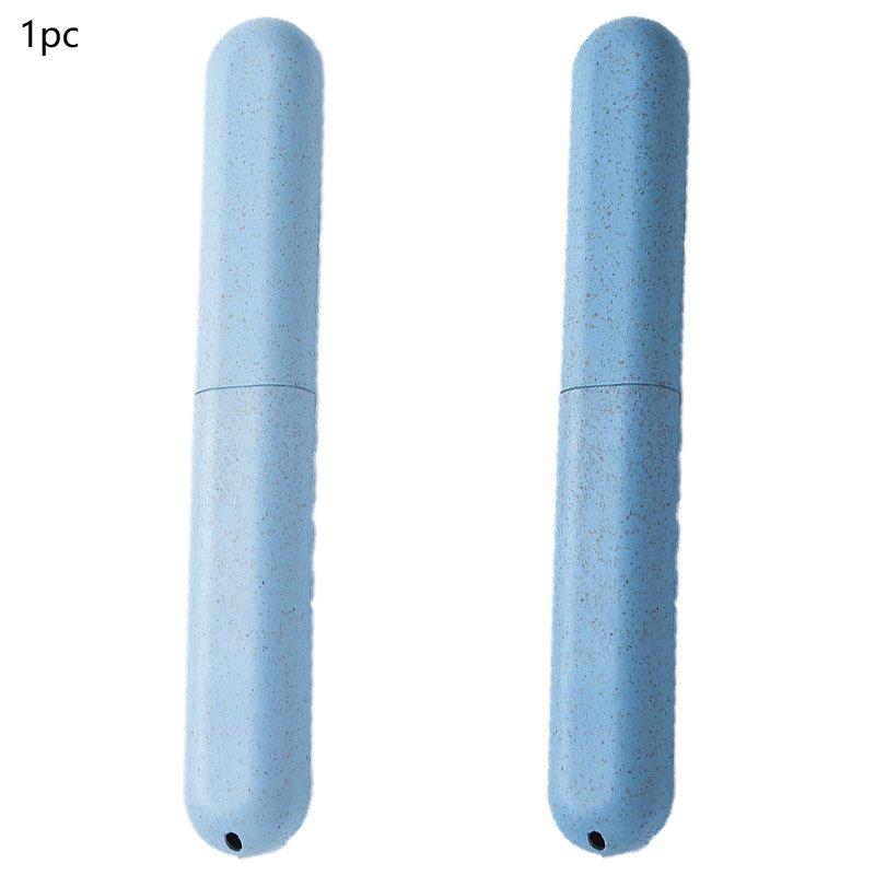 Travel Toothbrush Holder,Casual Style Plastic Toothbrush Case with Ventilation Holes,Stain Resistant,Ideal for Travel & Home Use