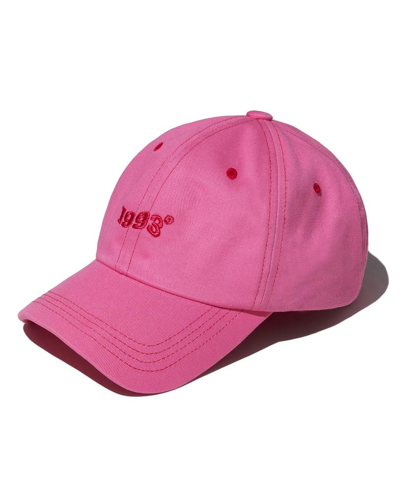 1993STUDIO Wave Logo Ball Cap_Pink