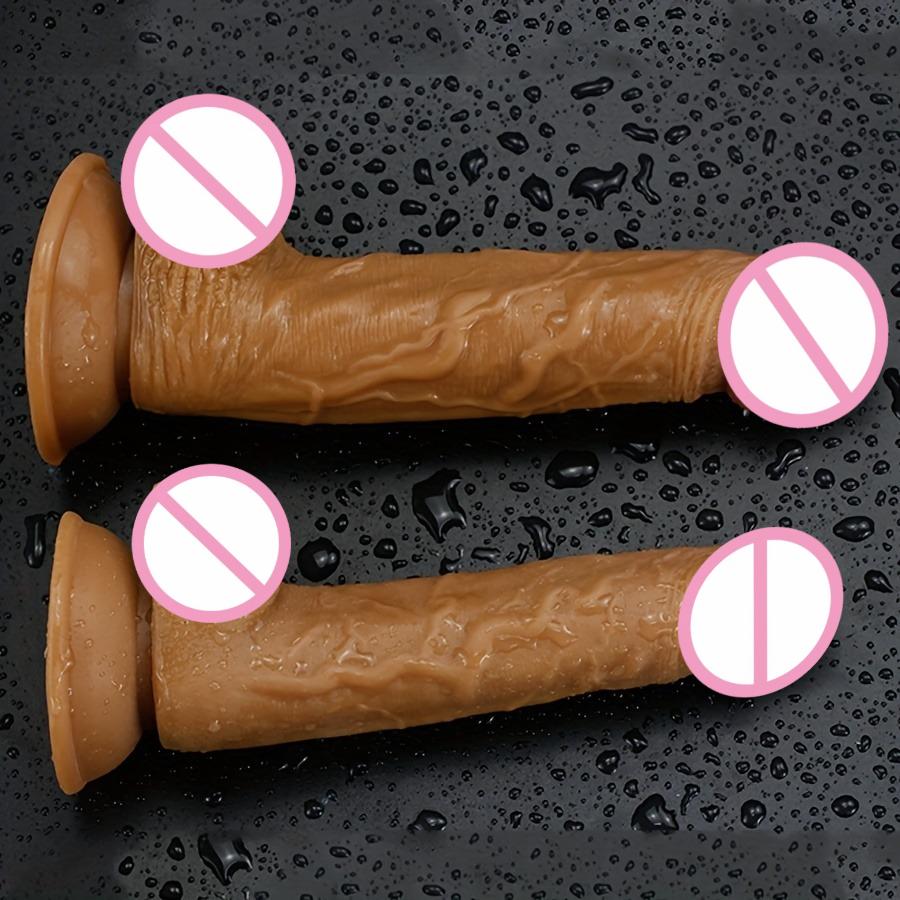 Realistic Penis Sleeve Extender Reusable Dildos Condom Delay Ejaculation Dick Enlargement Dildo Sex Toys for Men Adult Products