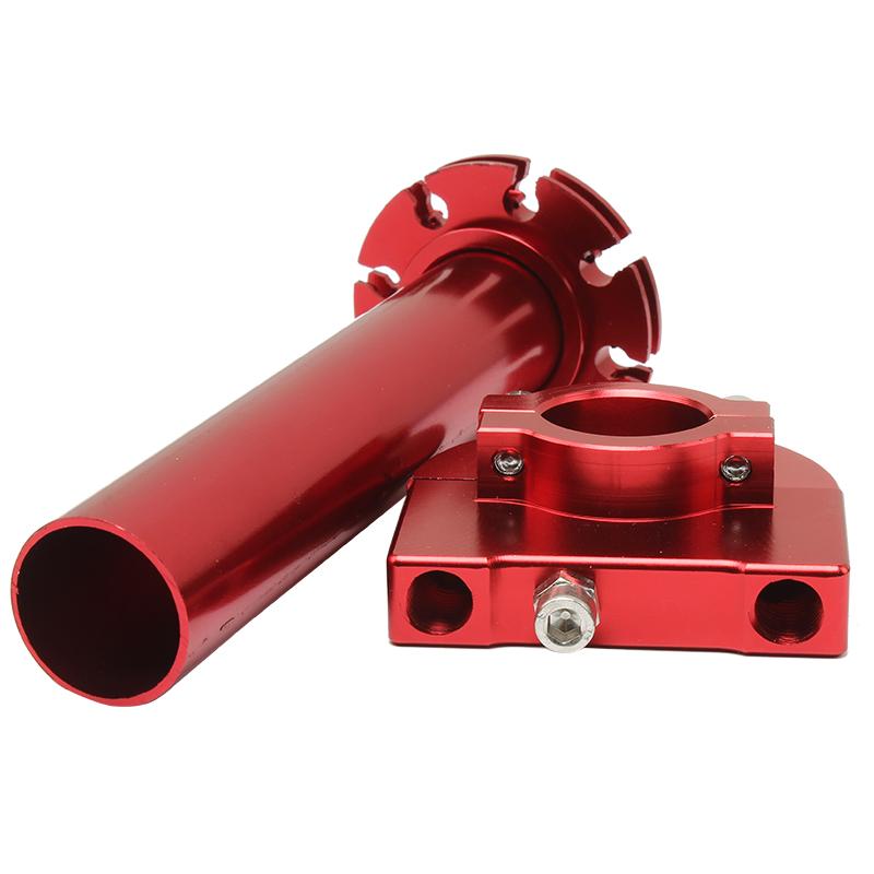 Motorcycle Aluminum Throttle Twist Grip 22mm 7/8" Throttle Knob Gas Grip With Cable For Motorcycle Pit Dirt Bike