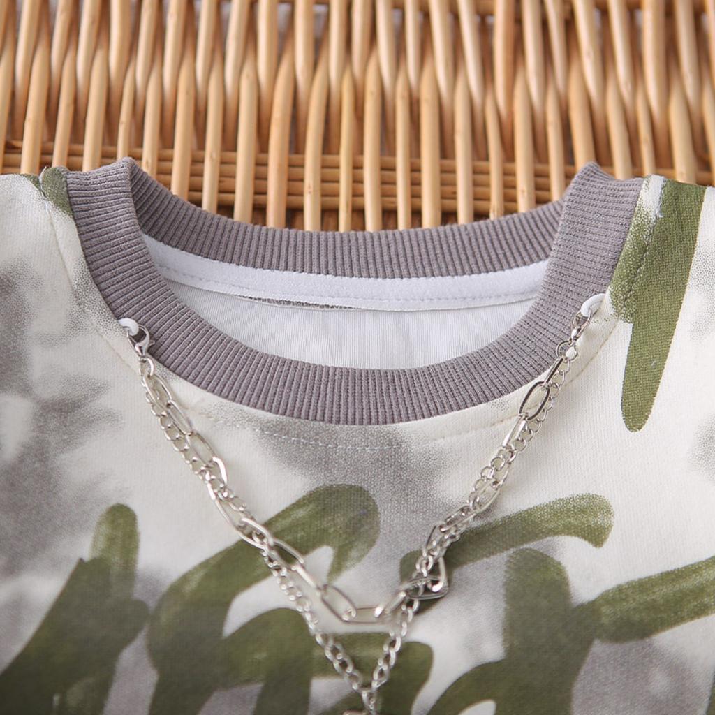 Kids Casual Long-Sleeve Set, Comfortable Daily Wear Outfits