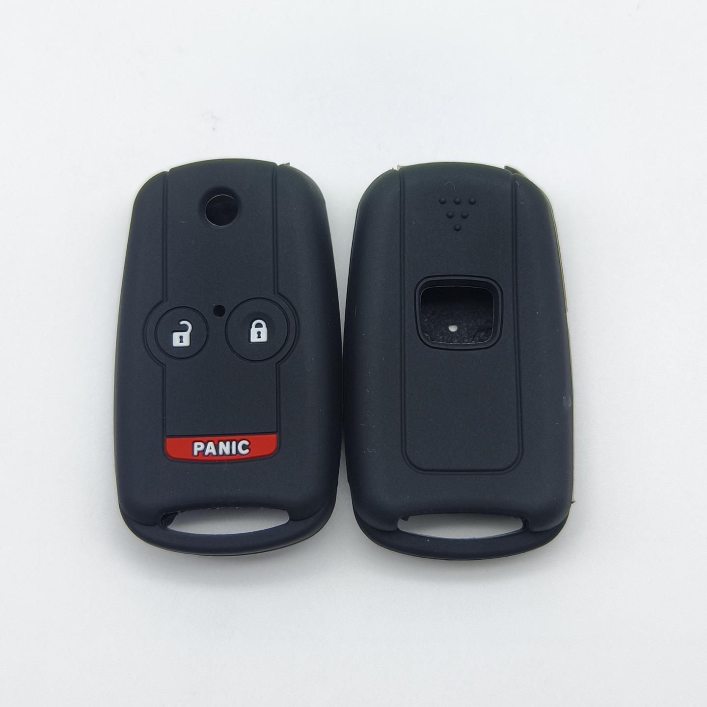 Soft Silicone Case for Acura/Honda Remote Key (3 or 4-Button) чёрный
