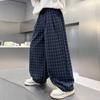 Boys' Summer Checkered Casual Pants 2026 New Style Rascal Handsome Children's Summer Work Pants Middle and Large Children's Casual Pants