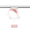 18W/24W Modern LED Track Lamp Macaron COB Aluminum Ceiling Rail Spotlight Living Room Home Fill Track Lighting Fixture AC220V
