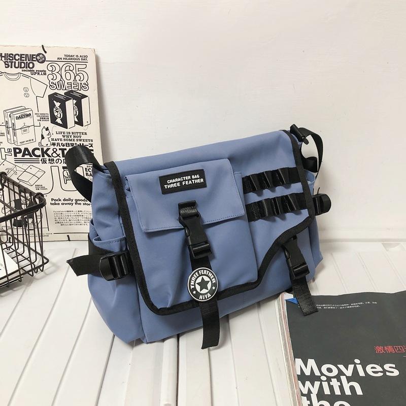 Canvas Crossbody Bags for Women Nylon Men Postman Student Shoulder Messenger Bag Large Satchel Fashion Bookbag Big Handbags