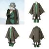 Bleach Anime Cosplay Urahara Kisuke Costume Men Green Outfits Halloween Party