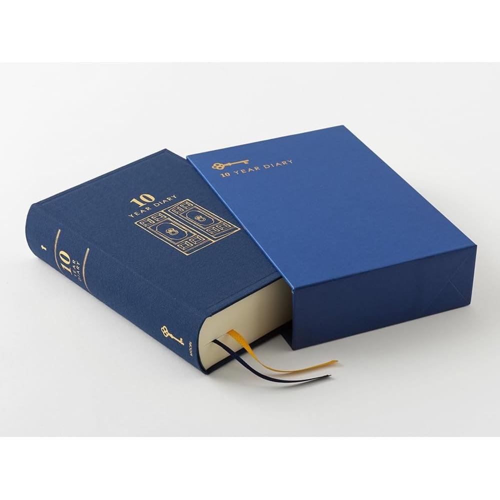 Midori  Midori  Designphil Midori  Midori  Diary 10 Year Continuous Door Navy Blue 12397006 Navy