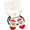 2021 Christmas Santa Claus Hair Ties & Headbands for Kids - Hair-Friendly Accessories