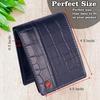 Denial Navy Printed RFID Blocking Leather Wallet for Men