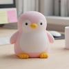 Silicone Penguin Patting Night Light Colorful RGB Touch Atmosphere Light 1200mAh Capacity Charging Light For Home Bedroom
