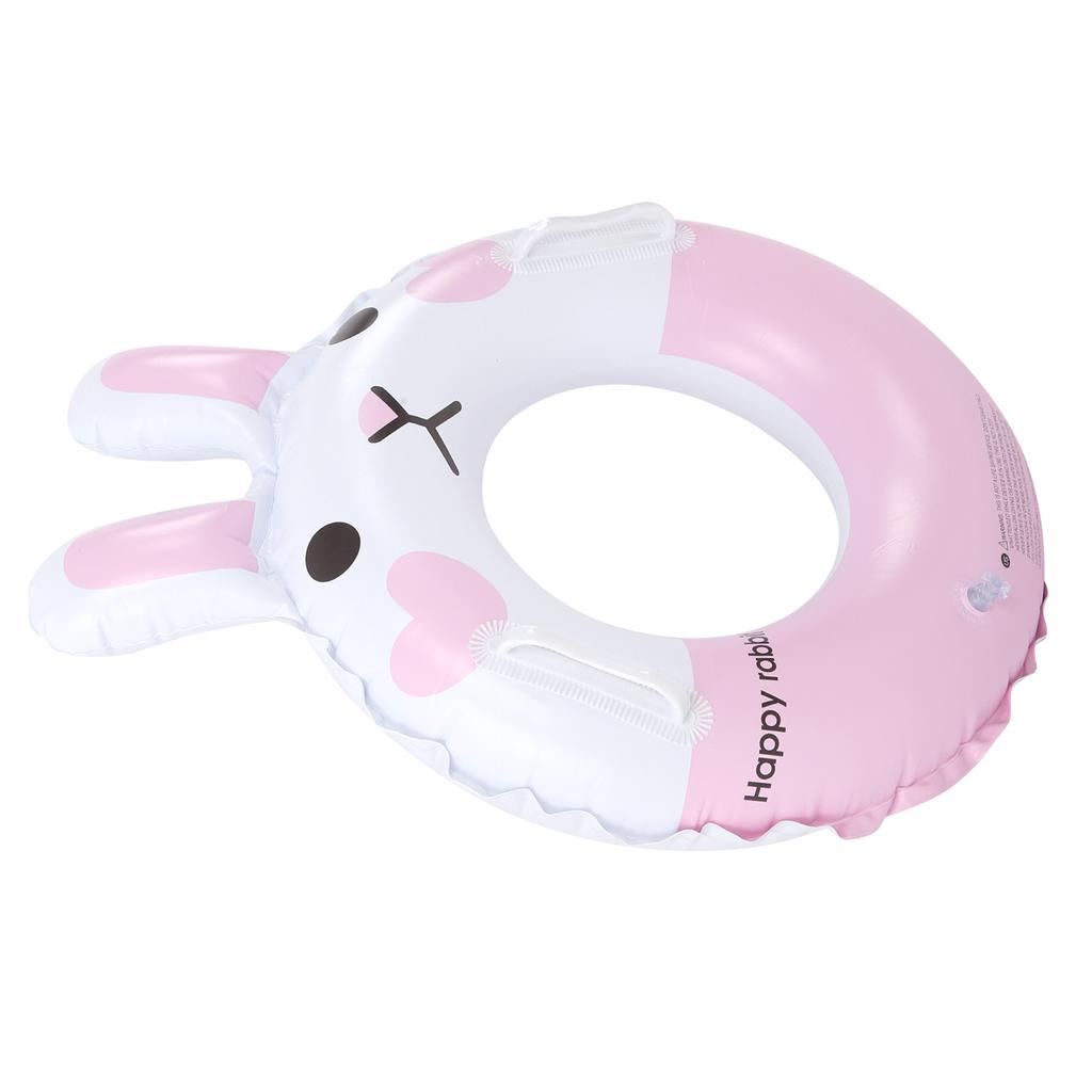 Kinder Aufblasbarer Schwimmreifen Ring PVC Pool Schwimmhilfe Schwimmringe mit Griff für Kinder