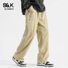 Baleno Men's S&K Straight-Leg Drawstring Cargo Pants