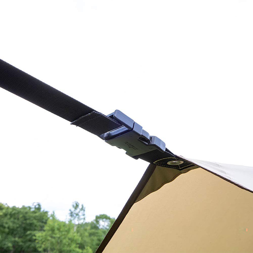 ogawa Outdoor Camping System Tarp Rectangular Sand Beige x Dark Brown x 3338 [350 295cm]