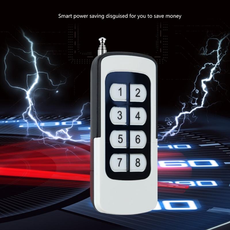 Multipurpose Remote 12V/23A Battery Powered Remote Controllers 2/4/6/8CH Quick Installation 433/315MHz for Garage Door
