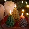 3D Christmas Tree Pine Cone Candle Mold DIY Aroma Candles Soap Silicone Molds Plaster Resin Craft Making Home Xmas Dec Art Gifts