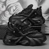 Modische Herren Weiße Freizeit-Sneakers Bequeme Plateau-Schuhe Herren Designer Höhenvergrößernde Sneakers Herren Schnürschuhe Chunky Schuhe