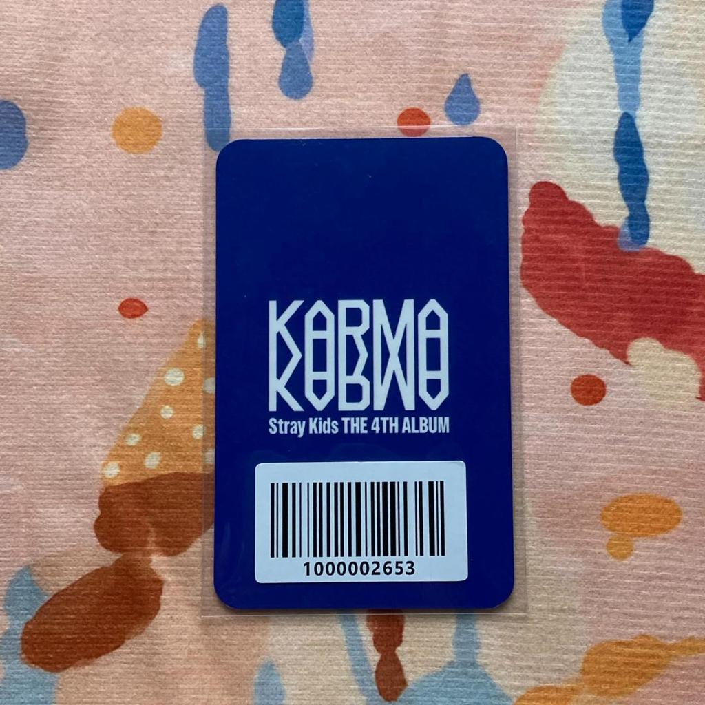 [USED] Korean StrayKids KARMA Fans Event Hand Trading Cards