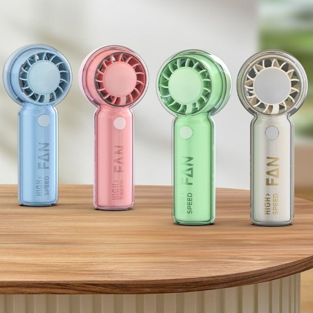 Powerful Wind Personal Cooling Fan USB Rechargeable Small Electric Fan Mini Handheld Fan  Office