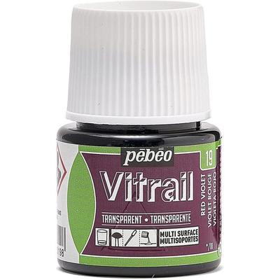 Vitrail Paint - Pébéo - Violet Red - 45ml - Transparent - Glossy