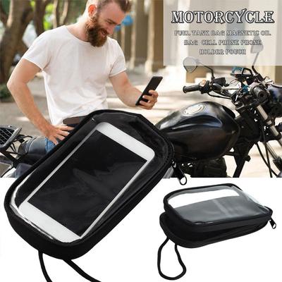Torba na zbiornik paliwa motocykla Magnetyczna torba na zbiornik paliwa Wodoodporna torba na telefon komórkowy do siedzenia Torba na olej Torba na telefon komórkowy W8F5