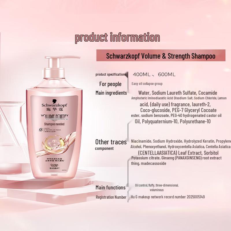 Schwarzkopf Volumizing & Repairing Shampoo 4-Pack