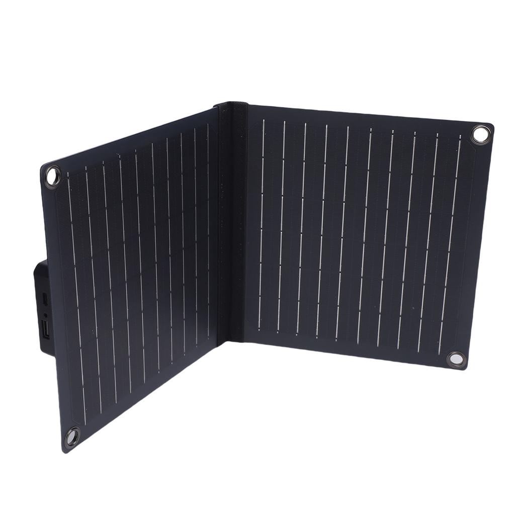 16W 5V Foldable Solar Panel Monocrystalline Silicon Rainproof Portable Solar Panel Charger for