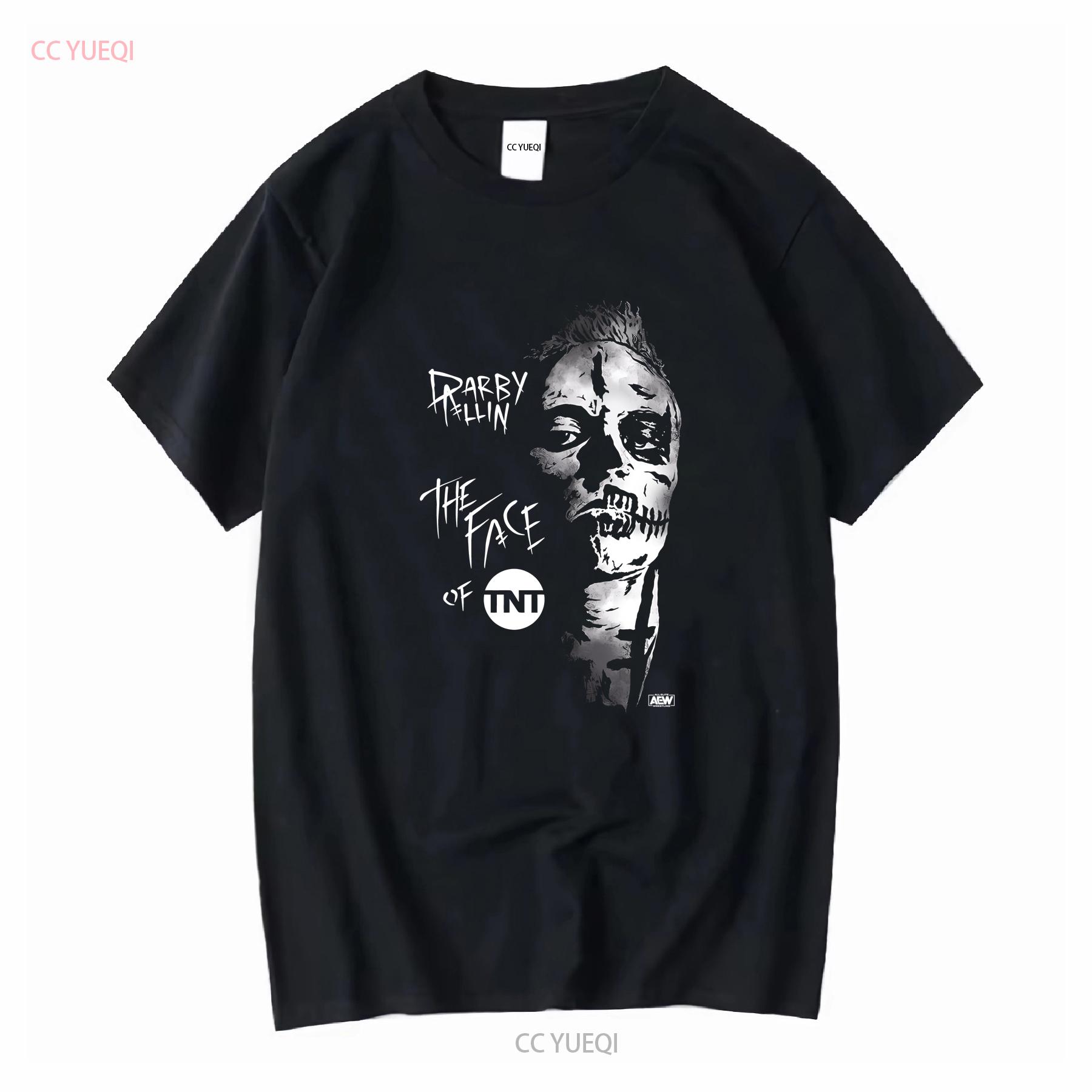 

Darby Allin The Face of TNT AEW Official T Shirt long or short sleeves vintage Washed Soft streetwear graphic Slightly fashion 4XL