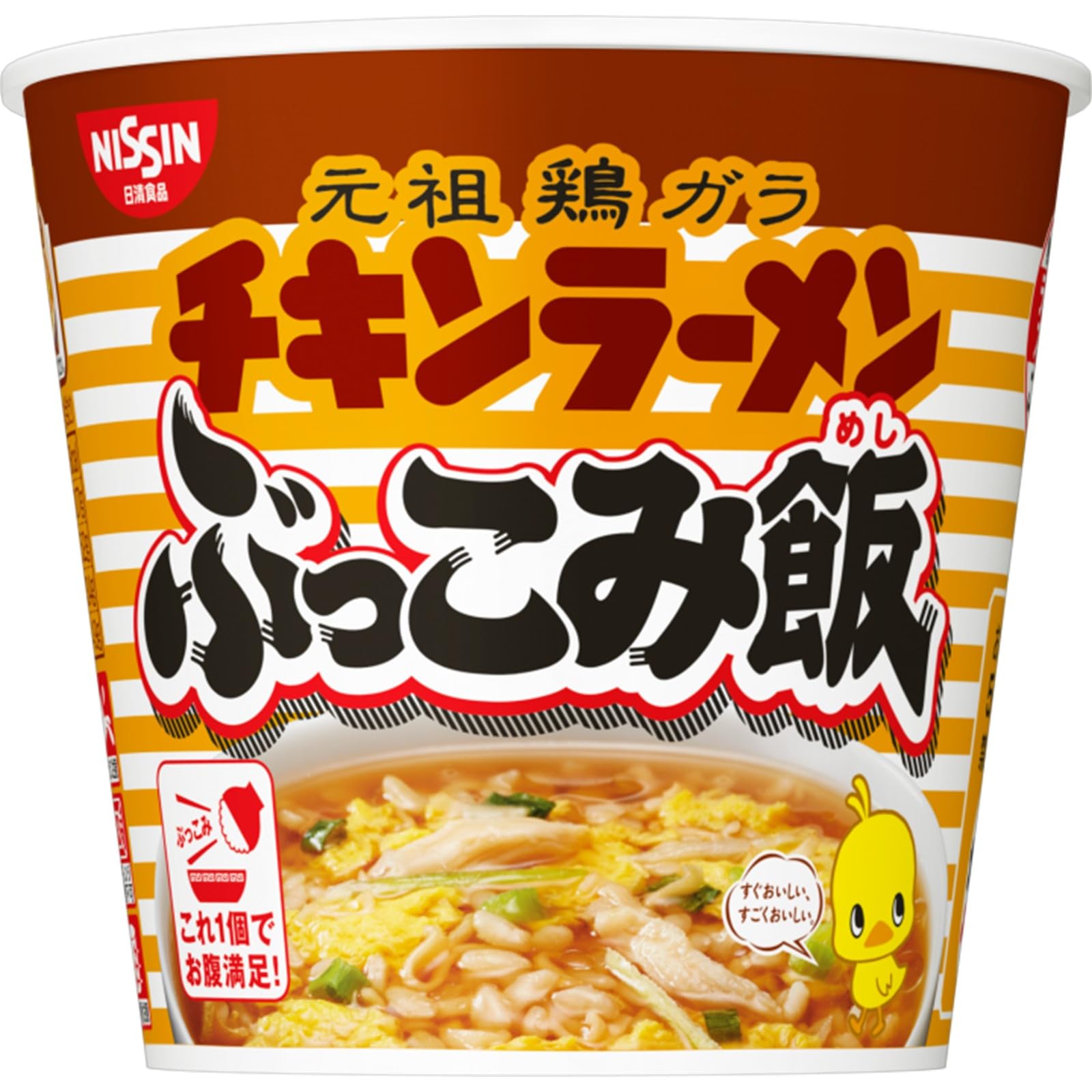 Nissin Foods Куриный Рамен Буккоми Рис Быстрорастворимый 77г x 6 пакетов Рис,