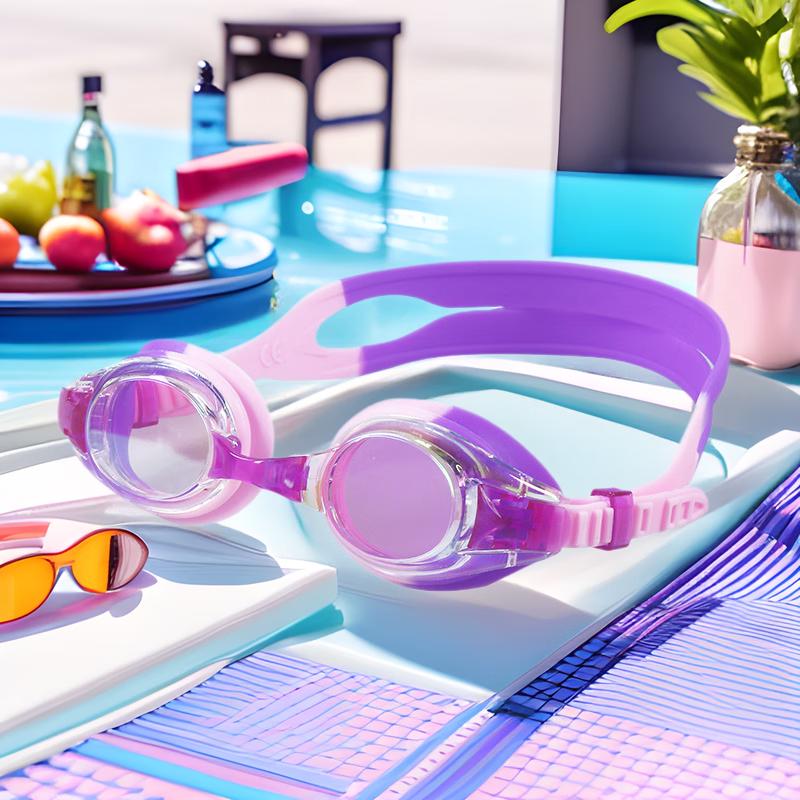 WEZHO Kids Anti-Fog Swim Goggles