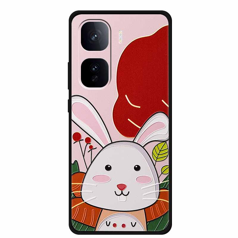 For iQOO Neo 10 Phone Case 3D Relief Emboss Flower Cover for Vivo iQOO Neo 10 Pro plus Silicone Soft Protective Cases Neo10 Pro+
