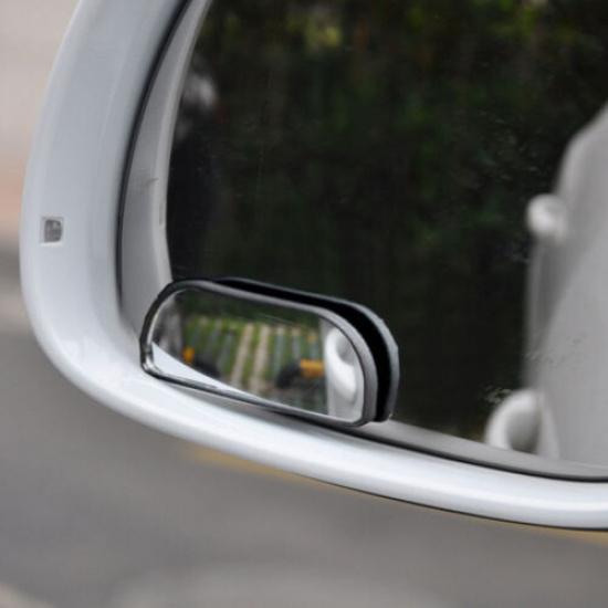 2Pcs Blind Spot Mirror Auto 360° Wide Angle Convex Rear Side View Truck SUV Car