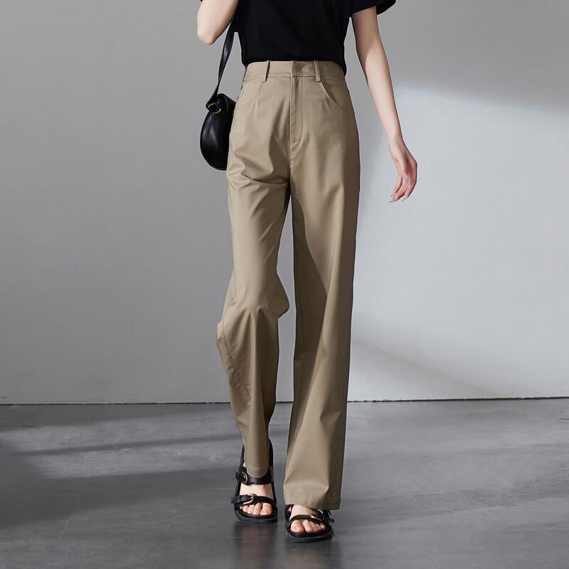 SOFSIL Women s High-Waisted Wide-Leg Casual Pants