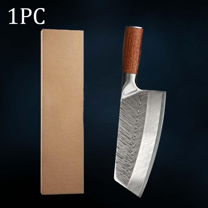 

1 шт. 3 шт. Нож шеф-повара из нержавеющей стали Кухонные принадлежности Тесак для мяса Овощерезка Острый нож для обвалки Деревянная ручка Бытовой