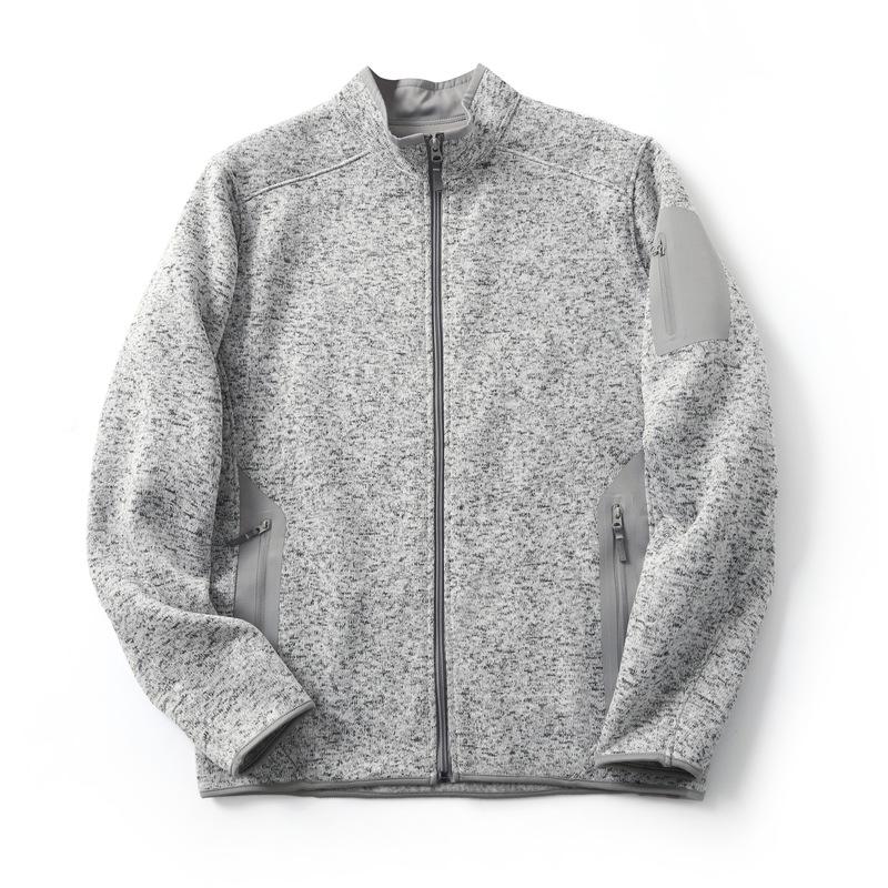 2024 Spring/Autumn Versatile Fleece Jacket: Stylish, Warm, Loose-Fit with Half-High Collar for Outdoor Adventures