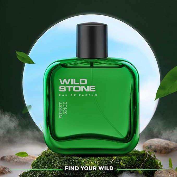 Wild Stone Forest Spice Prémiový parfum pre mužov, 50 ml| Parfumovaná voda|Sprej s dlhotrvajúcou vôňou pre mužov|Luxusná parfumovaná voda