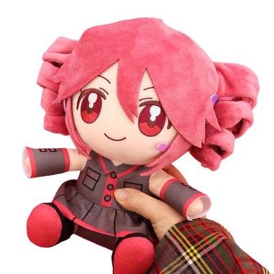 HIWOWO Juon Teto Kasane Vocaloid gadżety akcesoria urocza bawełniana lalka 20CM pozycja siedząca pluszowa zabawka cosplay codzienne pamiątki dekoracja pokoju Halloween