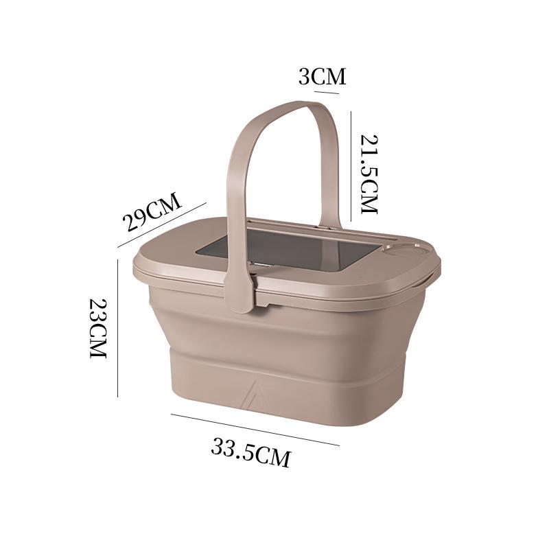 Portable Folding Camping & Picnic Storage Basket